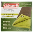 thumbnail image 6 of Coleman Duck Harbor 40-Degree Cool Weather Rectangular Adult Sleeping Bag, Brown, 33"x75", 6 of 9
