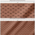 thumbnail image 2 of Soimoi Brown Cotton Poplin Fabric Bicycle Transport Printed Craft Fabric by the Yard 56 Inch Wide, 2 of 7