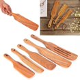 thumbnail image 2 of Peahefy Cooking Spatula,Wooden Slotted Spatula,5Pcs/Set Steak Spatula Wooden Kitchen Spatula Cooking Shovel Cooking Tool for Kitchen Home, 2 of 8