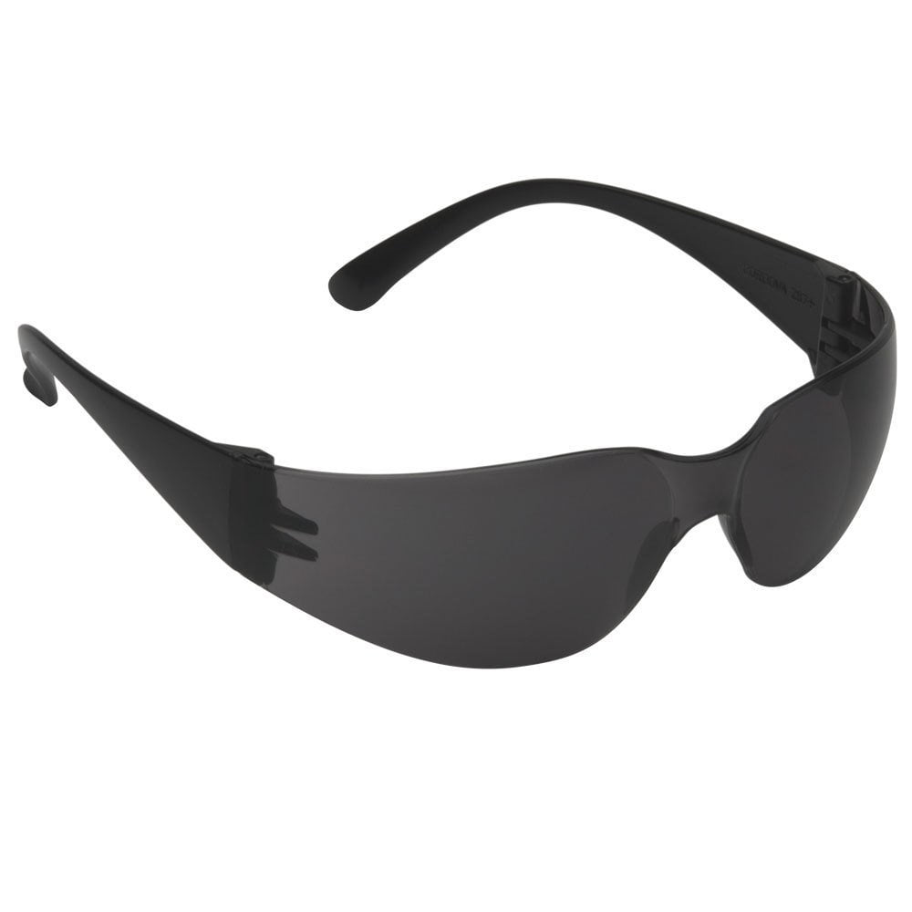 Bulldog Black Frame Gray Lens Safety Glasses ANSI Z87.12003, Meet or