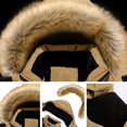 thumbnail image 3 of Winter Jacket Mens Down Coat Warm Parkas Streetwear Extra Thick Highly Padded Windproof High Collar Male Puffer Jacket for Outdoor, 3 of 8