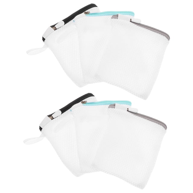 unbranded 8Ud Bolsa De Lavandería En Malla Resistente Para Ropa Delicada Colores Surtidos