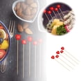 thumbnail image 1 of Palillos de cóctel para el Año Nuevo chino, 100 unidades, palillos con frutas, palillos para postres, palillos para comida, sándwiches, bebidas, brochetas de carne, frutas, artículos para fiestas., 1 of 1