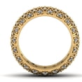 thumbnail image 3 of 3.00Ct Round Cut Natural Diamond Wide 5Row Anniversary Wedding Eternity Band Ring Solid 18k Gold F VS1, 3 of 3