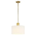 thumbnail image 4 of Evelyn&Zoe Industrial 1-Light Ceiling Hanging Pendant Light, Gold, 4 of 10