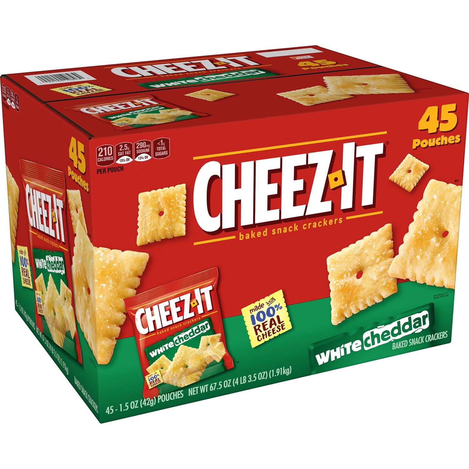 Cheez-It White Cheddar Snack Packs (1.5 oz., 45 pk.)