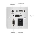 thumbnail image 4 of Multimedia Socket, Multimedia Information Panel Outlet Fire Proof 3.5MM Sound RJ45   for Office, 4 of 7