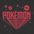 thumbnail image 2 of Junior's Pokemon 3D Retro Title  Graphic Tee Black X Large, 2 of 4