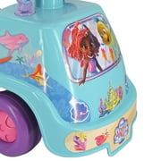 Kiddieland: My First Adventure Ride-On - Ariel Sea - Disney Light & Sound Foot-To-Floor Vehicle, Interactive Dashboard, Push Handle, Toddlers 12mo+