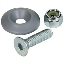 Allstar Performance ALL18685-50 Countersunk Bolt Kit, Silver - Pack of 50