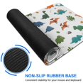 thumbnail image 6 of Long Mouse Pads for Desk,White Dinosaurs Fossils Plants Pattern Desk Mats on Top Of Desks, Desk Mouse Pad Extra Large with 3mm Non-Slip Base and Stitched Edge for Gaming,Office,Work,Home 47.3"x23.6", 6 of 6