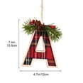 thumbnail image 2 of Personalized Christmas Ornaments, DIY Letter Christmas Tree Pendant, Customizable Xmas Hanging Decor for Family Home Party(A), 2 of 4