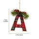 thumbnail image 3 of Adornos de Navidad personalizados DIY, colgantes para árbol de Navidad, adornos para árbol de Navidad, decoración colgante para árbol de Navidad, adornos de Navidad con letras, decoración de Navidad A, 3 of 7