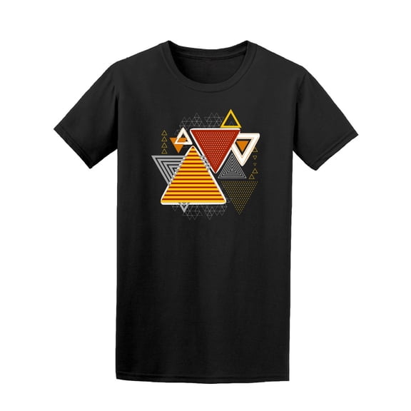 Cool Abstract Triangles Tee. Men's -Image by Shutterstock
