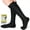 Black, variant on Ailaka Zipper Compression Socks, 15-20 mmHg Knee High Compression Socks for Men Women, Close Toe Support Socks,Beige