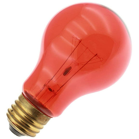 Industrial Performance Specialty/Decorative 40A19/TA, 40 Watt, 130 Volt, A19, Medium Base, Transparent Amber Light Bulb (12 Pack)