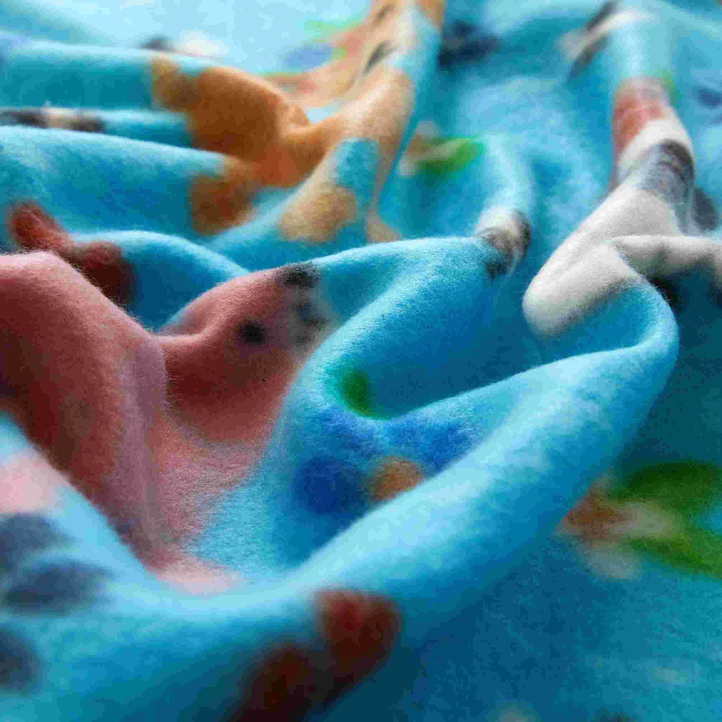 Mainstays Cozy Fleece Throw Blanket, Busy Dogs 50" x 60" All Ages