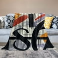 thumbnail image 2 of Orinice Offset Printing Technique Silk Screen Letterism Warm Lightweight Blanket Soft Fleece Blankets Throw Blanket Living Rooms Sofa Decor Cow Gifts All Seasons Soft Plush Blankets 40x50in, 2 of 6