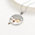 thumbnail image 5 of Personalize Tree of Life Keepsake Cremation Jewelry for Ashes Urn Necklace for Ashes of Loved One Memorial Heart Urn Necklace Lockets for Human Pet Ashes, 5 of 7
