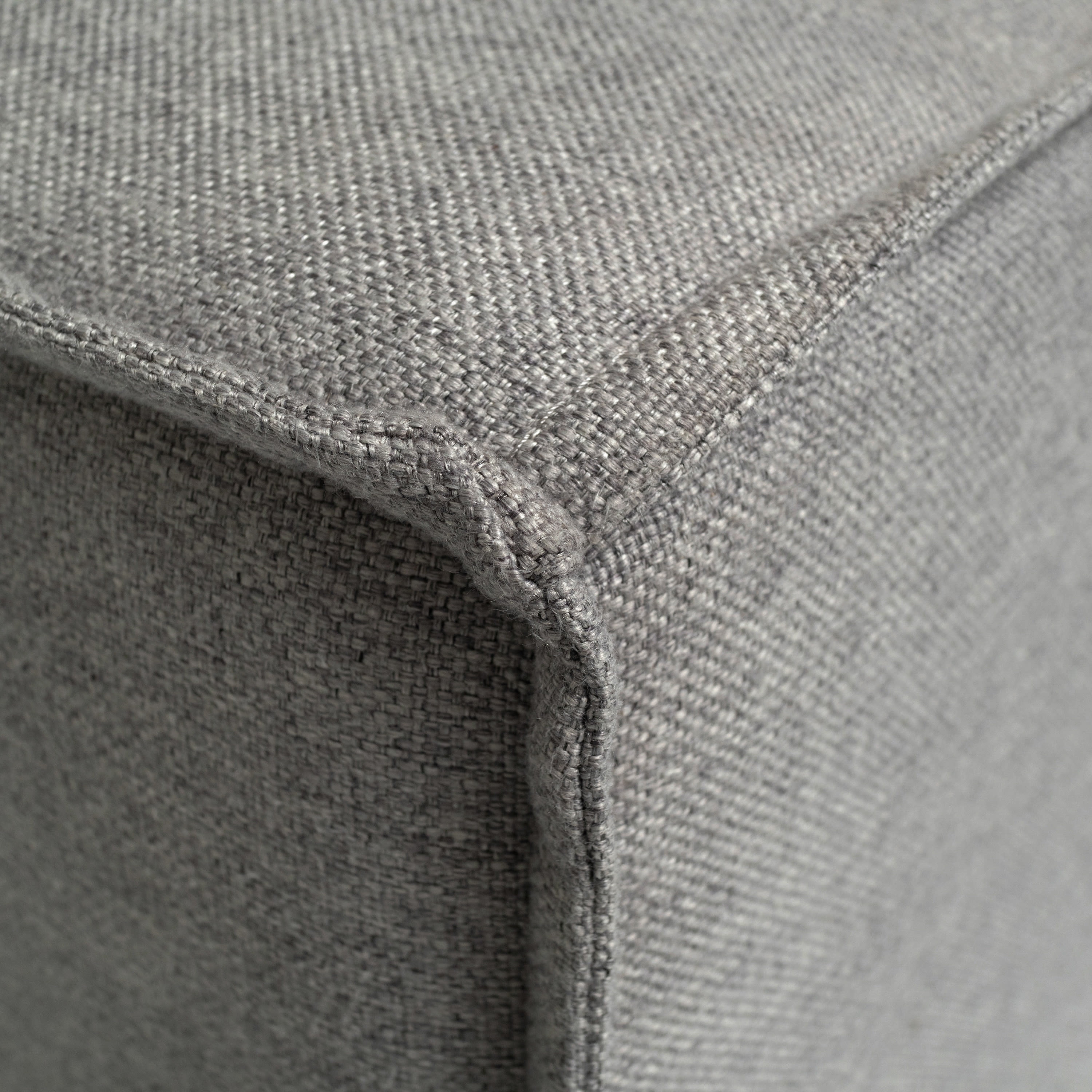 Merrick Lane Modular Ottoman Footrest in Gray