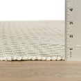 thumbnail image 6 of Trellis Blue Handwoven Indoor/Outdoor Rug, 4' x 6', 6 of 6