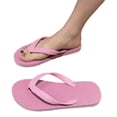thumbnail image 7 of FRSASU Slim Flip Flops for Women, Flat Shower Slippers for Summer Bathroom Beach Pool, Ultra Lightweight Basic Thongs Soft Shoes Pink, 7 of 7