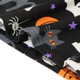 thumbnail image 6 of NIPAXO Toddler Boys Halloween Pajamas Black Cotton Spooky Ghost Cat Sleepwear Set Long Sleeve Ribbed Outfits for Kids,Black, 6 of 8
