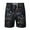 B-Black, variant on Wyobmus Men's Shorts Casual Striped Cotton Drawstring Elastic Waist Lightweight Summer Beach Shorts Loose Fit A-Black