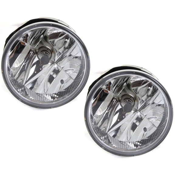 Garage-Pro Fog Light Lamp Set Assembly Compatible with 2004 Jeep Grand Cherokee, With Bulb Front Driver and Passenger Side