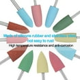 thumbnail image 4 of 5Pcs/Set Rubber Silicone Drill Bit Multicolor Drill Bits Milling Cutter for Manicure Nail Buffer Polisher Grinder Tool, 4 of 6