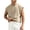 Khaki, variant on LIaqionyy Men's Sleeveless Shirts Crop Vest Top Crew Neck Comfortable Loose Running Pullover Tank Tops Clothes