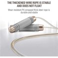 thumbnail image 4 of Skipping Rope Adult Fitness, Weighted Jump Rope Extra Thick 5mm, Adjustable 3M Length Speed Jump Rop, 4 of 5