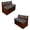 Colorful Dog Paw, variant on ZUXONGSY Axolotl Cherry Blossom Print 4 Pcs RV Dinette Cushion Covers Elastic Camper Seat Covers Dinette Booth Stretch Loveseat Sofa Chair Cover Furniture Protector for RV Camper Car Bench