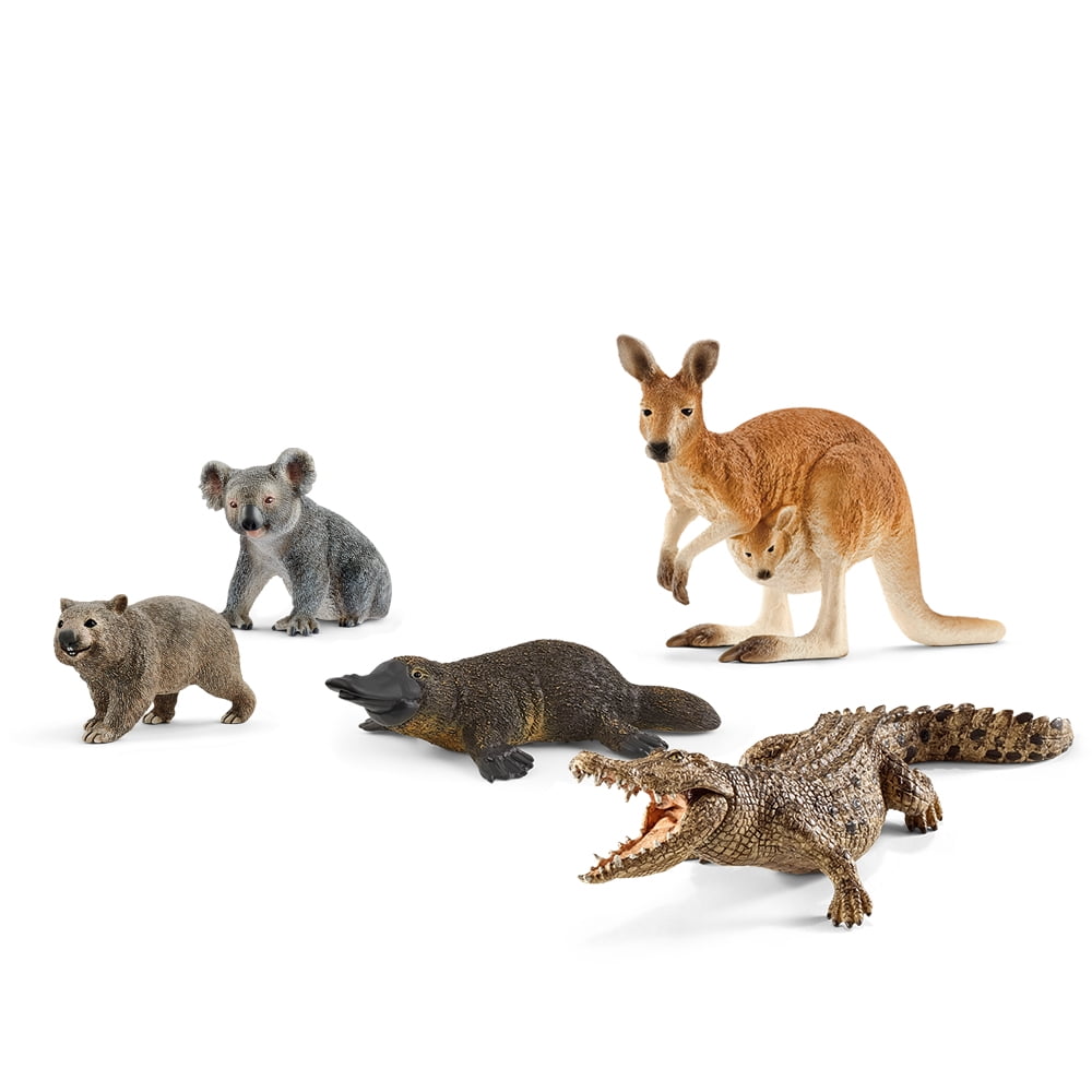 Schleich Wild Life, Australian Animal Toys for Kids Ages 3+, 5Piece