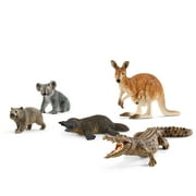 Schleich Wild Life, Australian Animal Toys for Kids Ages 3+, 5-Piece Australian Toy Animal Set