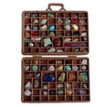 thumbnail image 1 of Boîte de Collection de Roches pour Enfants Kit de Roches et de Minéraux Inclus s et Cristaux Trousses Scientifiques Éducatives, 1 of 7