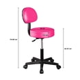 thumbnail image 3 of Silla Taburete Banco Consultorio Tatoo Spa Con Respaldo Color del asiento Rosa Vanlig Banco Rosa Ask, 3 of 3