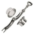 thumbnail image 2 of Od 3/4 - 4 In 19Mm - 102Mm Sanitary Weld Ferrule + Tri Clamp + Ptfe Gasket Ss304, 2 of 6