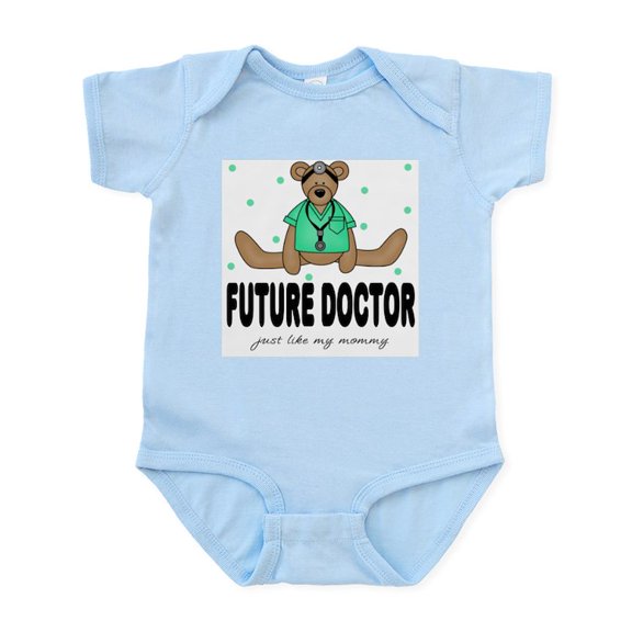 CafePress - Future Doctor Like Mommy Baby Infant Bodysuit - Baby Light Bodysuit, Size Newborn - 24 Months