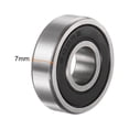 thumbnail image 3 of Uxcell 609-2RS Deep Groove Ball Bearings 9x24x7mm Chrome Steel ABEC5 Z3 5 Pack, 3 of 5