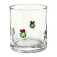 thumbnail image 2 of Christmas Icon Glass Cups 14oz Christmas Wreath Stemless Glasses Double Old Fashioned Icon Juice Glasses Drinking Cups for Holiday Party Supplies & Gift, 2 of 4