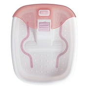 Homedics Bubble Bliss Deluxe Foot Spa Invigorating Bubble Action Relaxes and Soothes Tired Feet- Pink
