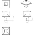 thumbnail image 6 of Jeffrey Alexander 602 Tahoe 1-1/2" Pyramid Square Rustic Cabinet Knob / Drawer Knob -, 6 of 7