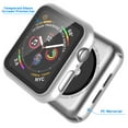 thumbnail image 2 of For Apple Watch Series 3 / 4 / 5 / 6 / SE Case, Njjex [1-Pack] Ultra Slim Thin Bumper Full Coverage Matte Hard Cover for iWatch Series SE 6 5 4 3 2 38 40 42 44mm -White, 2 of 7