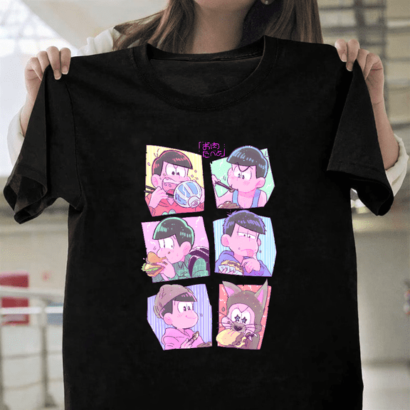 Osomatsu san Sextuplets Japanese Anime Comedy Unisex T-Shirt, up to size 3XL.