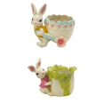 thumbnail image 1 of Mini s De Resina Con Conejo, 2 Uds., Contenedor Con Orificio De Zulema Contenedor suculento, 1 of 8