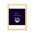 thumbnail image 1 of Feliz Navidad organo Cuadro de madera decorativa marco de casa A4, 1 of 3