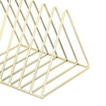 thumbnail image 2 of Cateissary Estantería abierta triangular, estante de almacenamiento para archivos de periódicos de escritorio Carpetas de archivos, 2 of 6