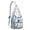 Sky-blue-106, variant on Dolphin Lovers Sling Backpack - Playful Marine Life Pattern Shoulder Bag, Multi-Functional Anti-Theft Pack for School & Outdoor Adventures