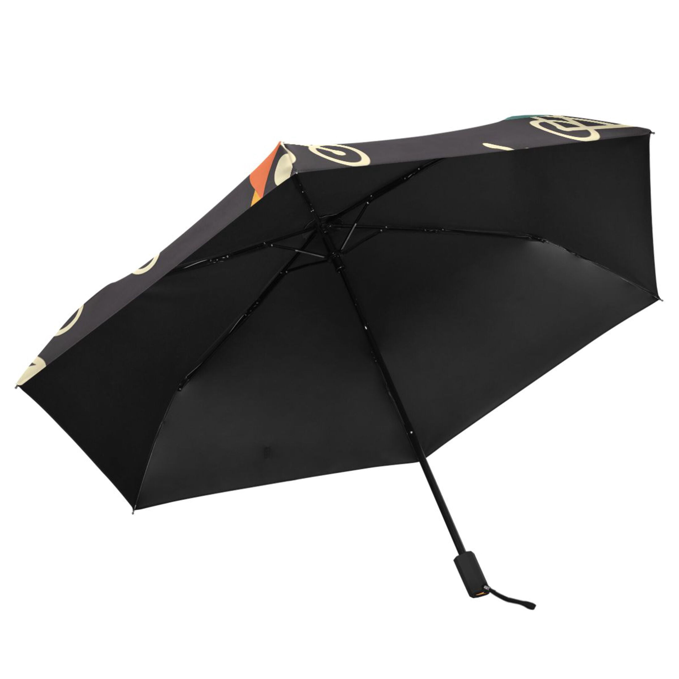 ALAZA Motorcycles UPF 50+ Compact Folding Umbrella for Rain Travel Umbrella Packable